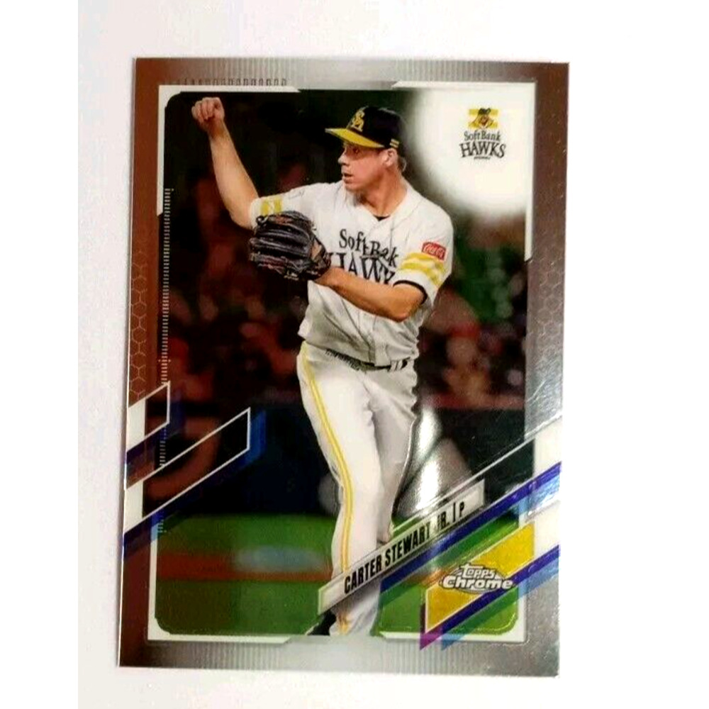 2021 Topps Chrome NPB Nippon Professional Baseball - #114 Carter Stewart (RC)